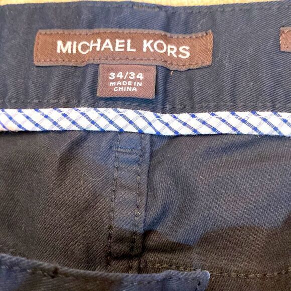 Michael kors black tailored fit 97% cotton 3% elastaine length length 34 - Picture 3 of 7